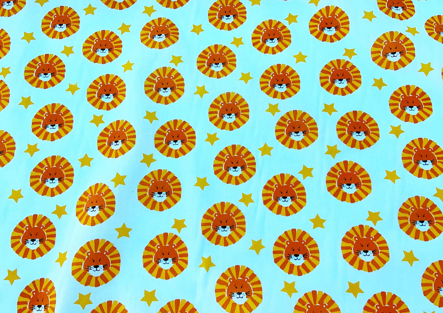 Lions polycotton print