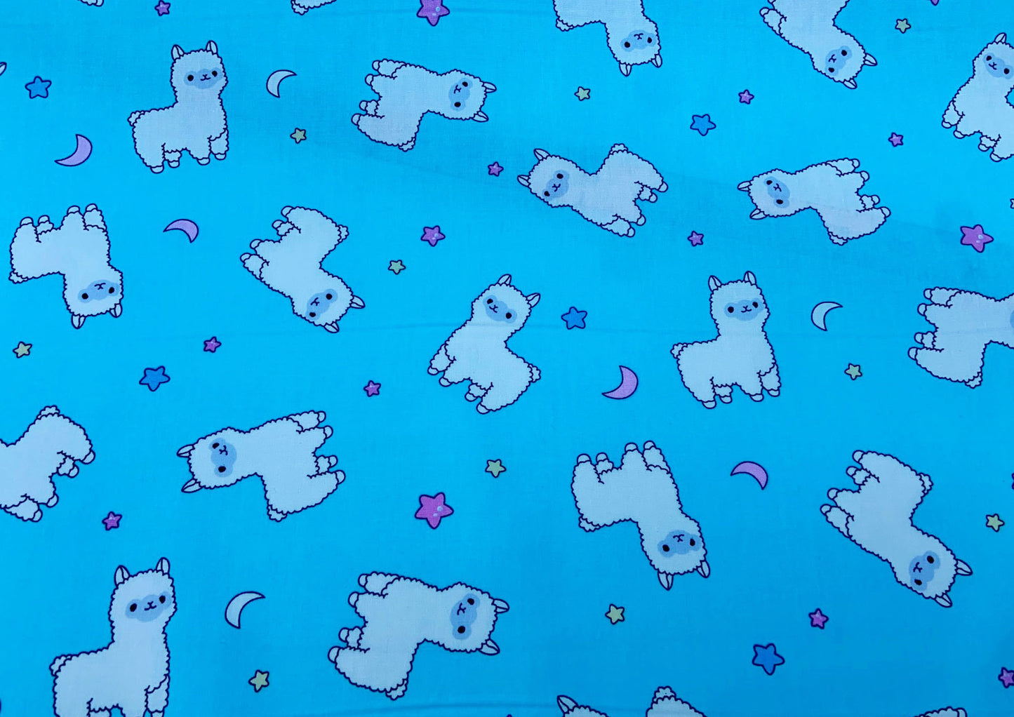 Llamas cotton print