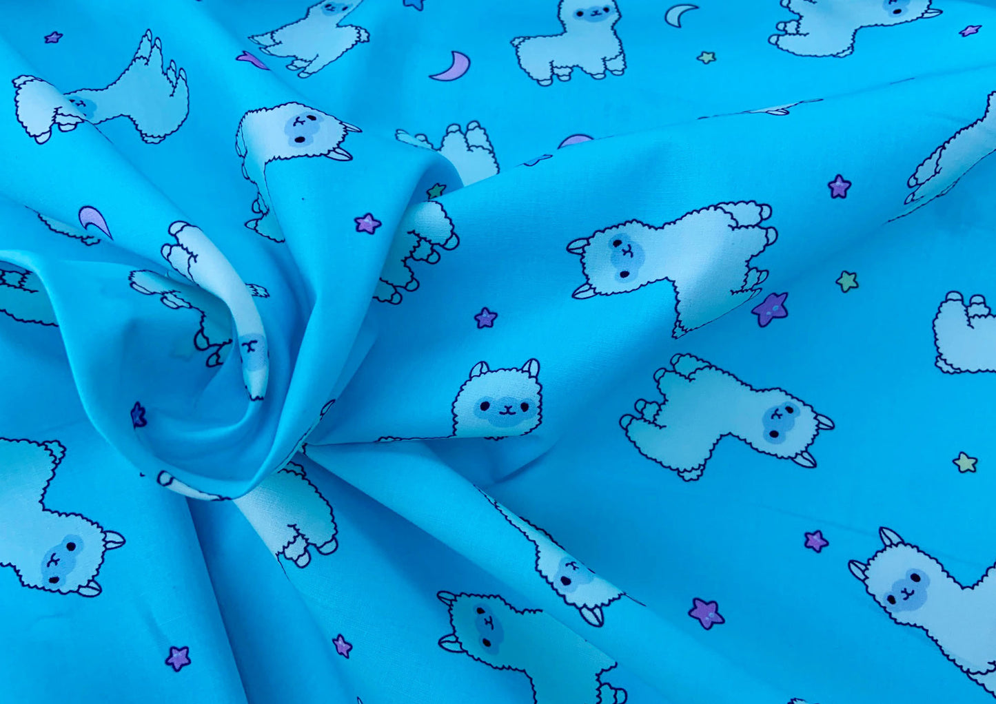 Llamas cotton print
