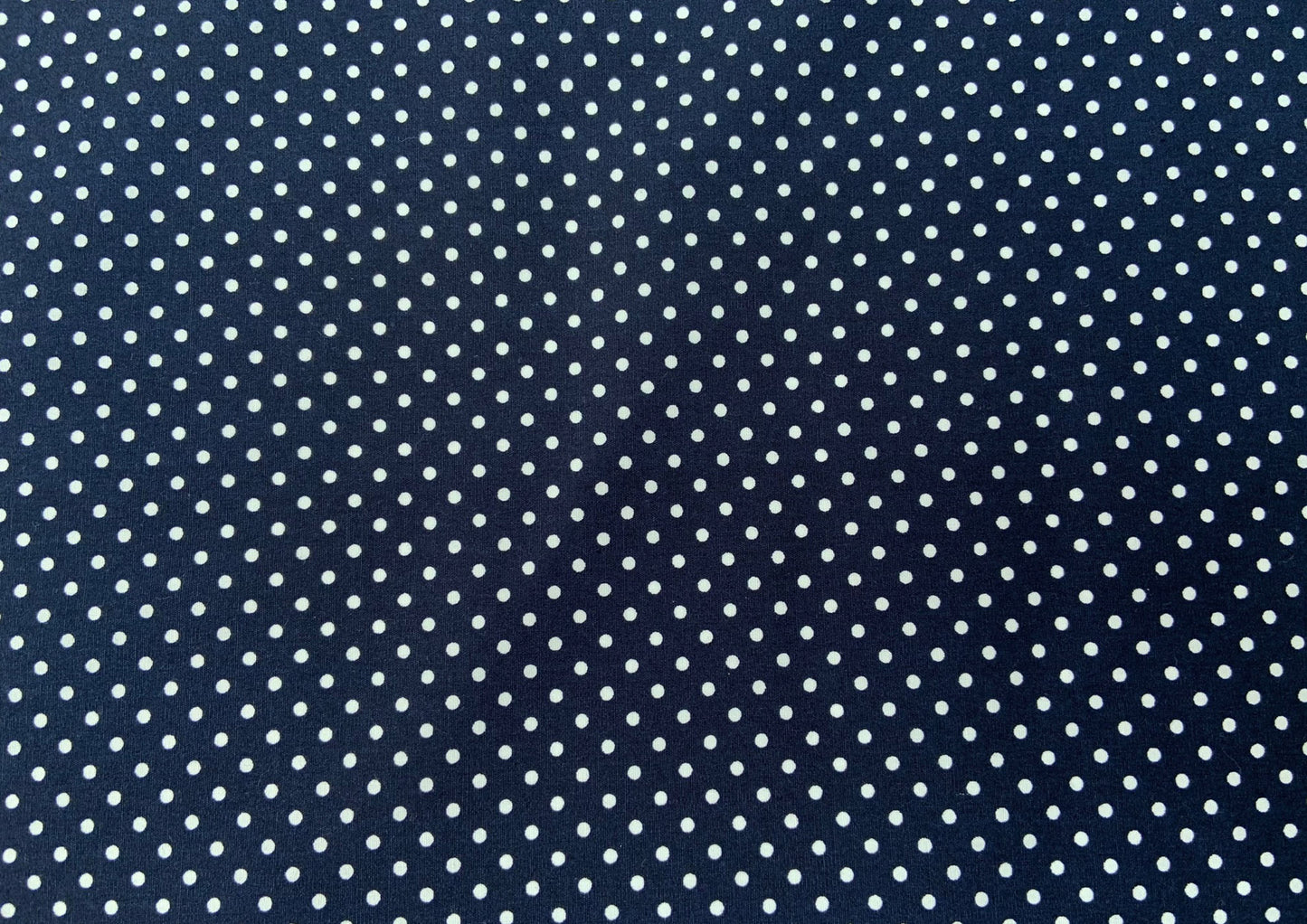 Navy polka dot 100% cotton print