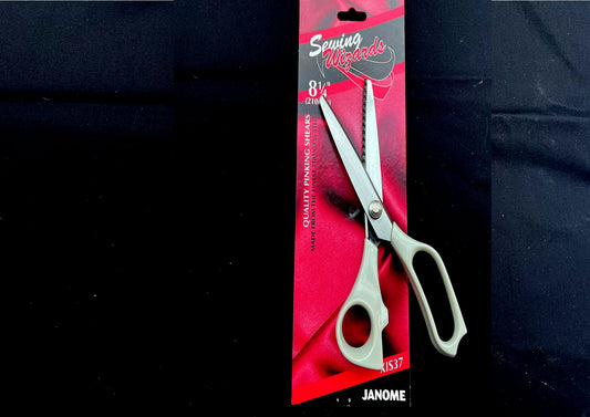 Janome Pinking Shears, Stainless Steel, 8.25"