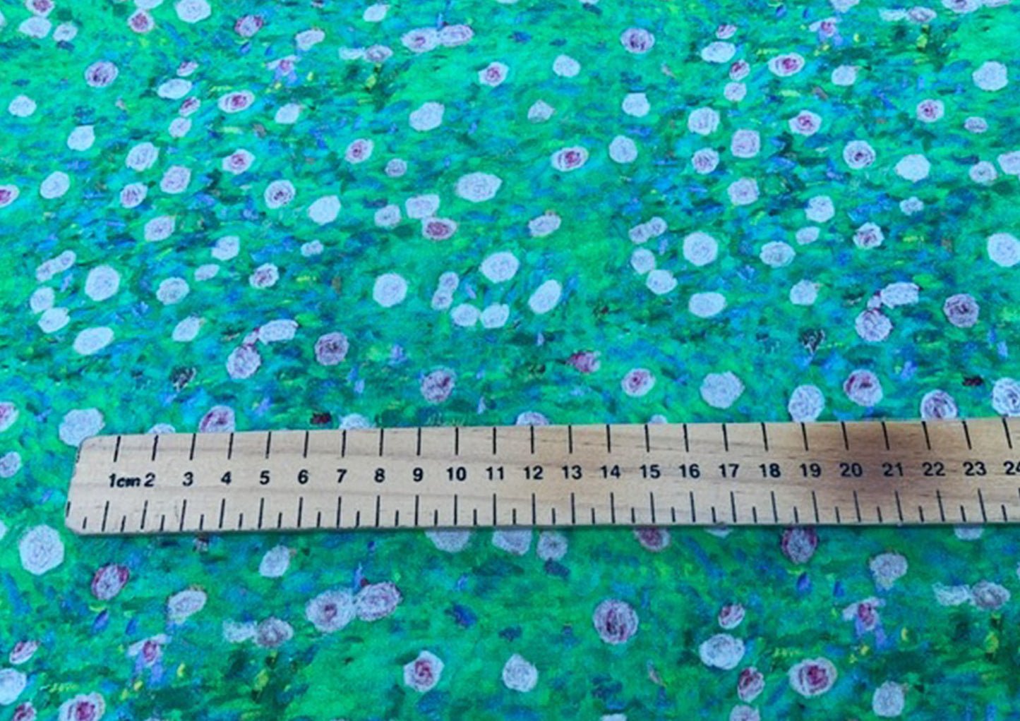 Gustav Klimt's White Roses 100% cotton print