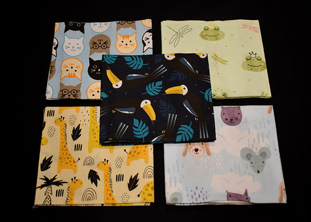 Animal Delights fat quarter bundle
