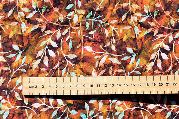 Batik Trail Brown, 100% cotton print, Crafty by Chatham Glynn