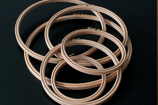 Wooden embroidery hoop
