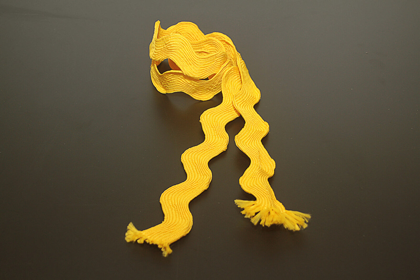 Wide ric rac, yellow