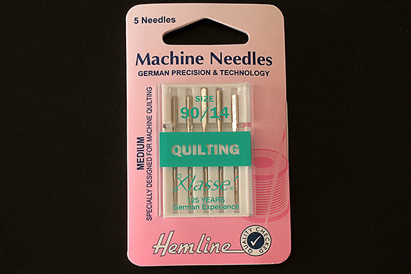 German Precision Machine Needles, Quilting, Medium, 90/14