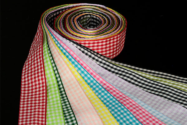 Gingham ribbon