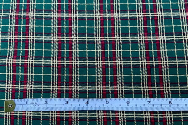 Green Tartan 100% cotton print
