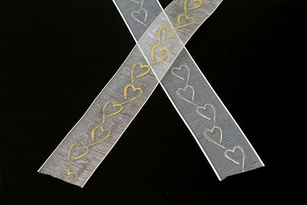 Sheer heart ribbon