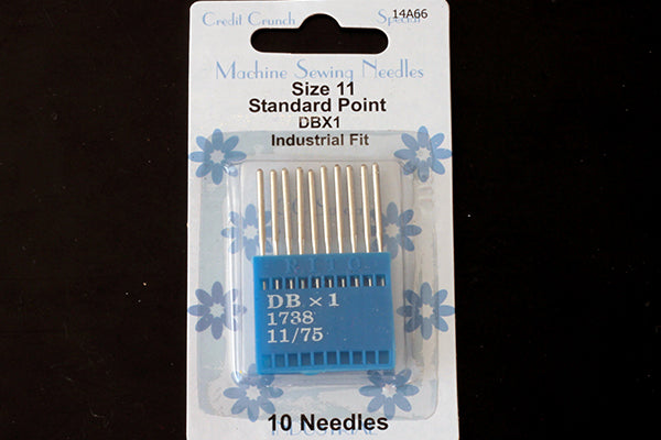 Industrial machine needles sizes 9-16