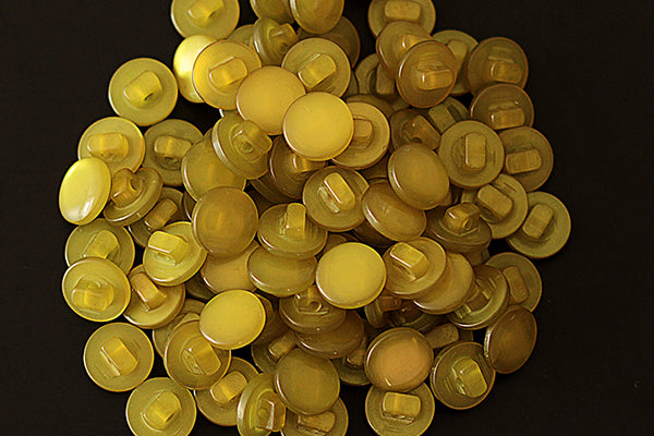 Lime shank button, 11mm