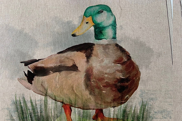 Fabric panel - Mallard duck