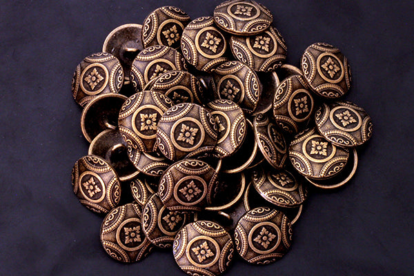 Metal buttons