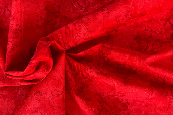 Mystic Vine 100% cotton, red