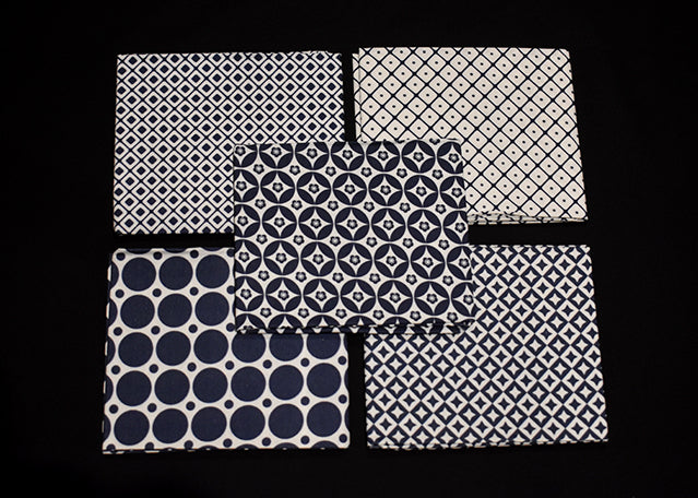 Navy Patterns fat quarter bundle