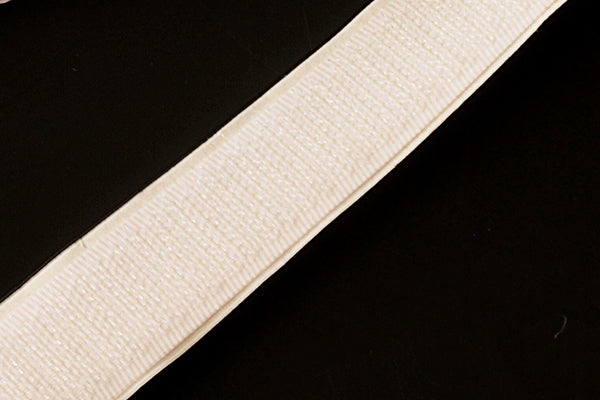 Hook tape 20mm (3/4 inch), white