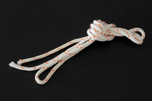 Strong nylon cord with orange fleck