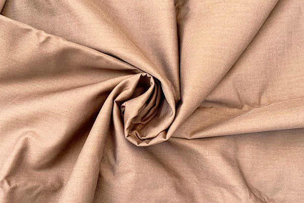 Plain dyed poly cotton beige