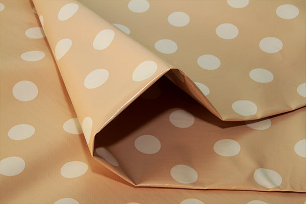 PVC tabling fabric, beige