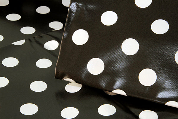 PVC tabling fabric, black