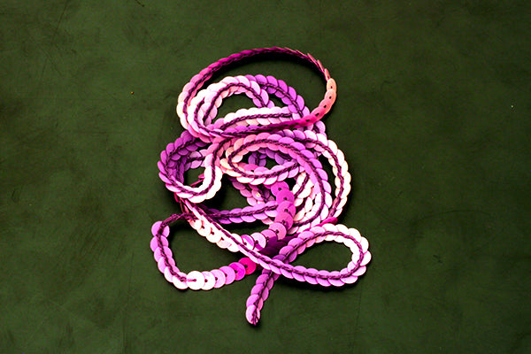 Strung sequin in 2-tone colours