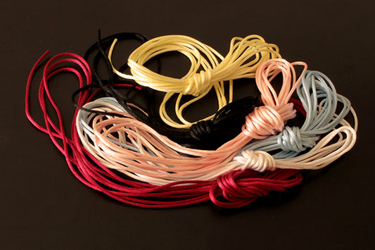 Strong thin coloured cord