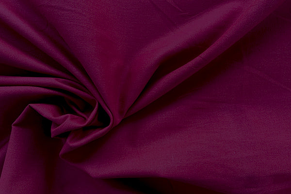100% cotton, plain dyed Wine