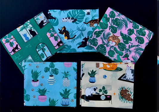 Curious Cats Fat Quarter Bundle