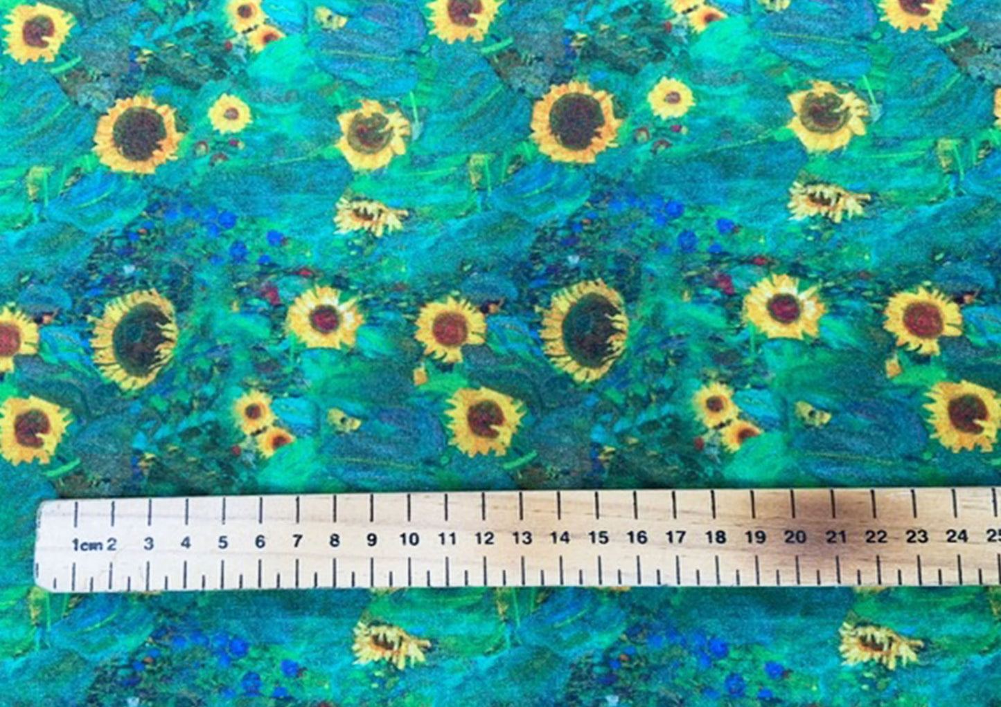 Gustav Klimt's Sunflowers 100% cotton print
