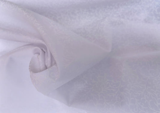 White on white, 100% cotton print