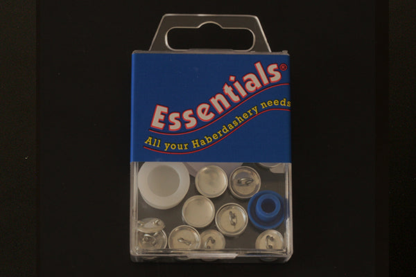 15mm Metal cover buttons