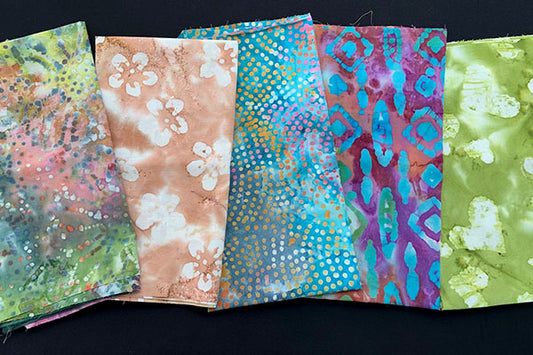 Batik 5-piece fabric pack
