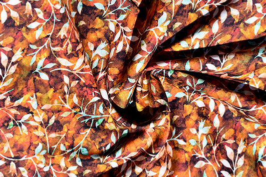 Batik Trail Brown, 100% cotton print, Crafty by Chatham Glynn