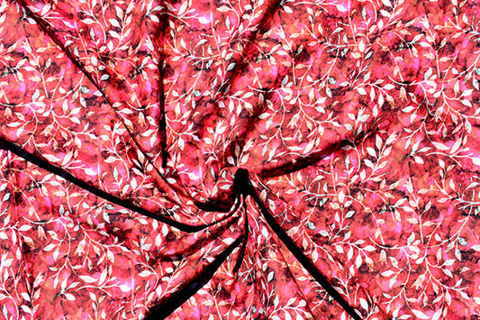 Batik Trail Red, 100% cotton print, Crafty by Chatham Glynn