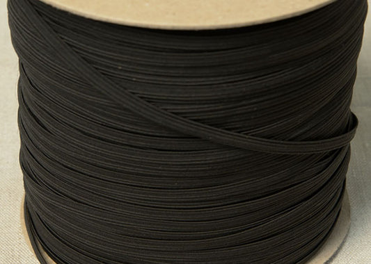 6-Cord elastic - black