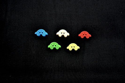 Wooden car buttons