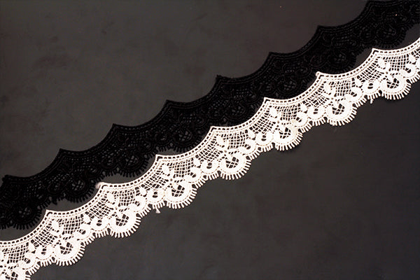 Circular bottom cotton lace