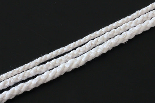White piping cord, 100% cotton