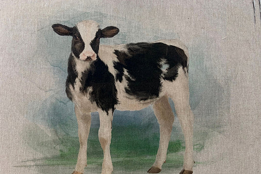 Fabric panel - Cow