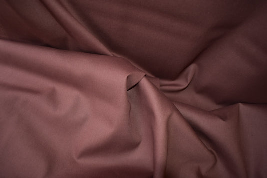 100% Cotton plain dyed fabric brown