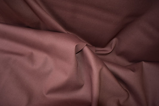 100% Cotton plain dyed fabric brown