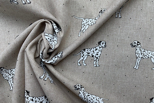 Dalmations print, 80% cotton, 200gr/m2