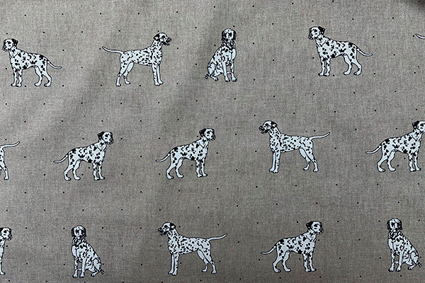 Dalmations print, 80% cotton, 200gr/m2