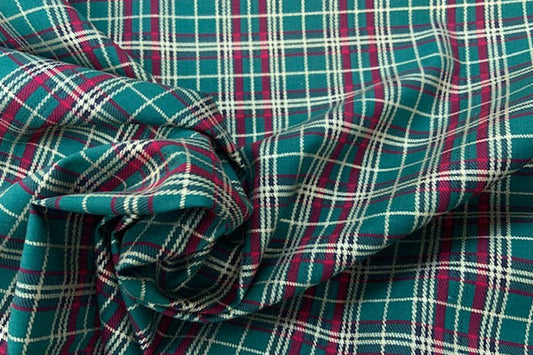 Green Tartan 100% cotton print