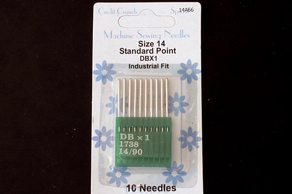 Industrial machine needles sizes 9-16