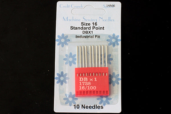 Industrial machine needles sizes 9-16