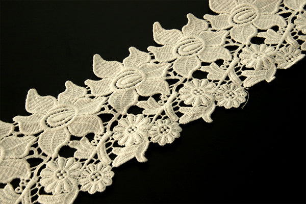 Cotton lace flower