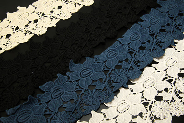 Cotton lace flower