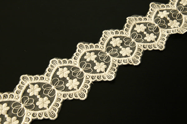 Cotton vintage white lace